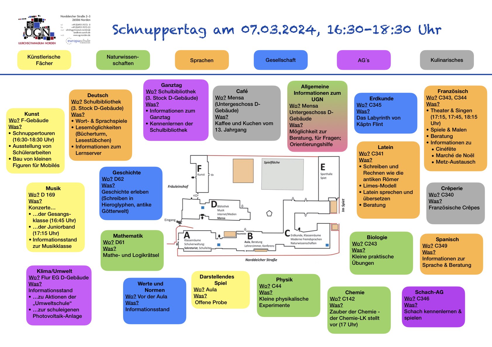 Programm Schnuppertag 2024
